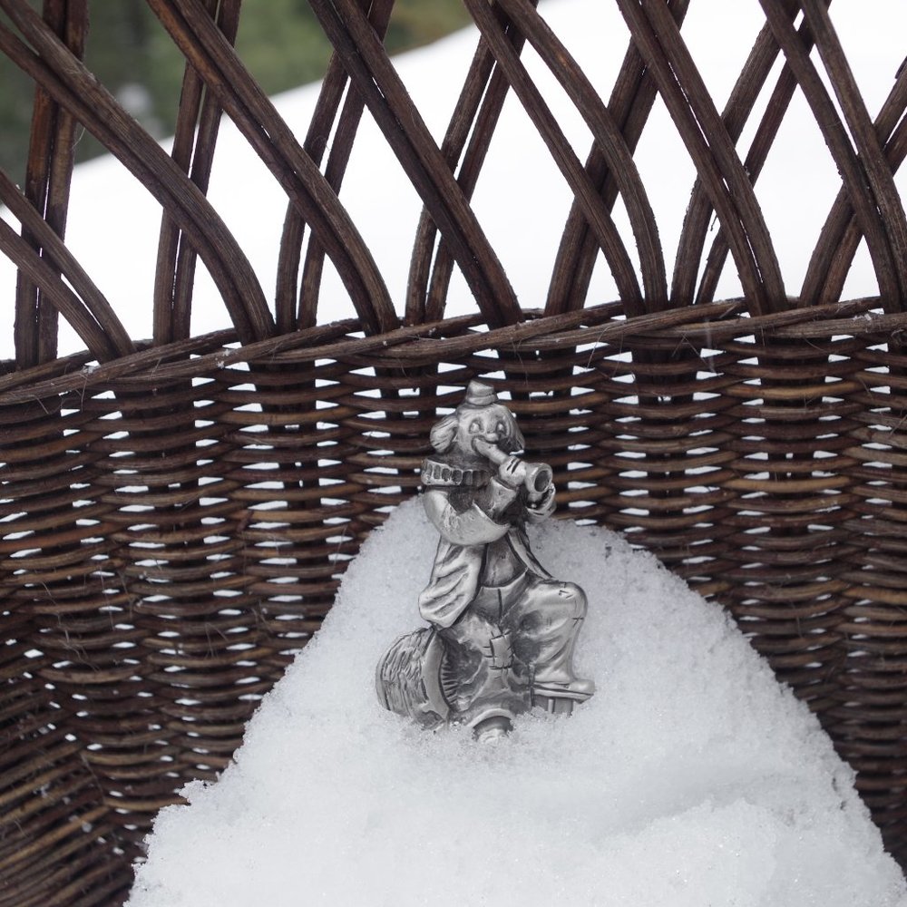 Elle Vintage Pewter Clown